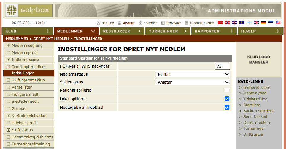 Indstilling